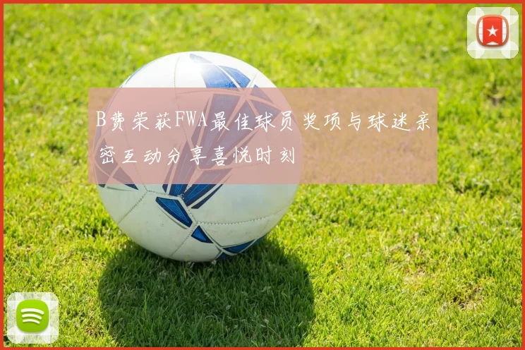 B费荣获FWA最佳球员奖项与球迷亲密互动分享喜悦时刻